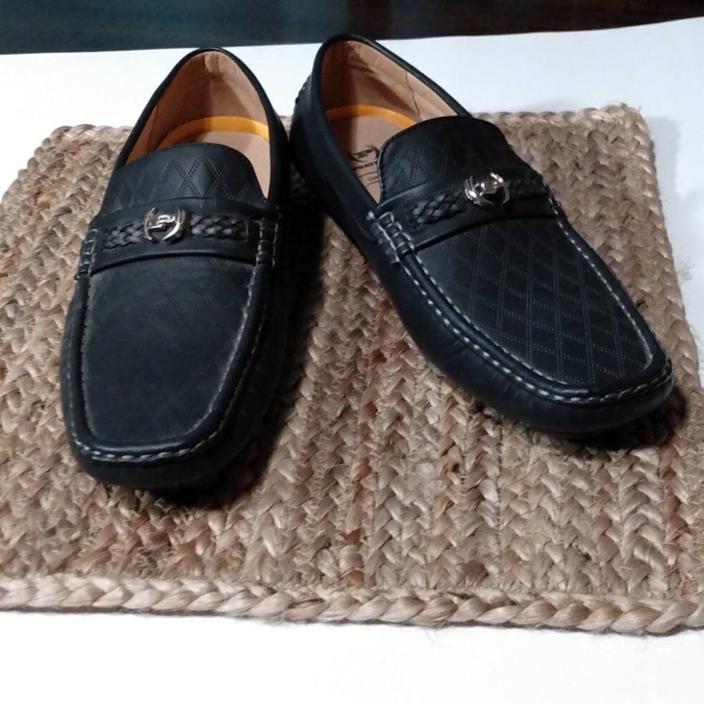 Phatfarm Men's Black Comfort Flex Slip on Loafers Size 9.5